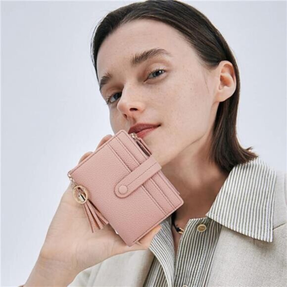 Womens Wallet Small, Card Holder Pink - Picture 2 of 6